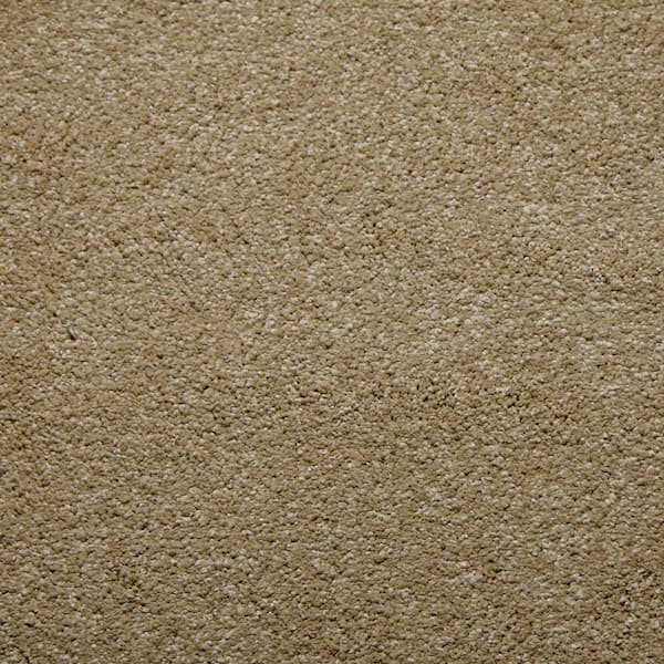 Home Decorators Collection Sweet Dreams I - Camel - Beige 48 oz. SD Polyester Texture Installed Carpet