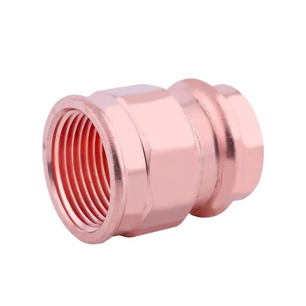 Guardian 1-1/4 in. x 1 in. Copper Press Female Adapter Press Fit x FNPT