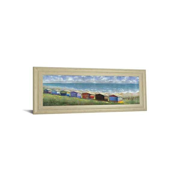 Classy Art "Northeast" By Dominick Framed Print Abstract Wall Art 42 in. x 18 in.