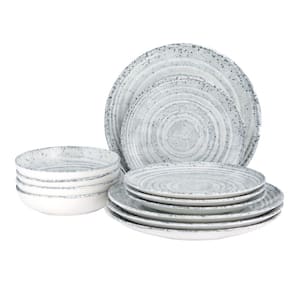 New Age Natura 12-Piece Porcelain Dinnerware Set (Serving Set for 4)