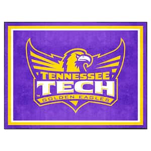 Tennessee Tech Purple 8 ft. x 10 ft. Golden Eagles Plush Area Rug
