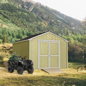 Cumberland Do-It-Yourself 10 ft. x 12 ft. Outdoor Wood Shed Kit with Smartside and treated Floor Frame (120 sq. ft.)