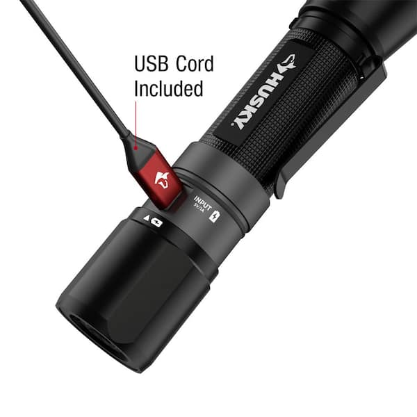 Portable USB&Battery Powered Powerful Led Flashlight Bright Small