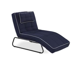 Baylands Outdoor Convertible Chaise- Navy Blue