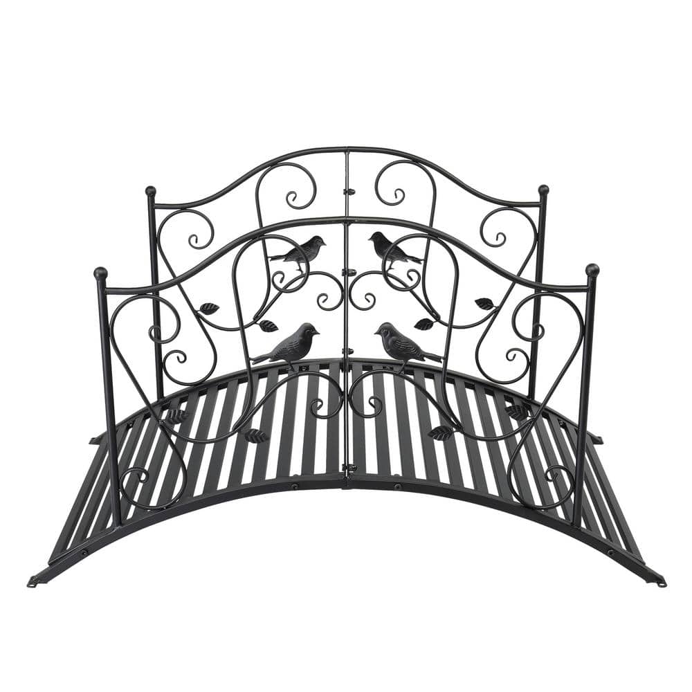 Karl home Decorative Garden Iron Bridge with Bird Pattern 533108068295