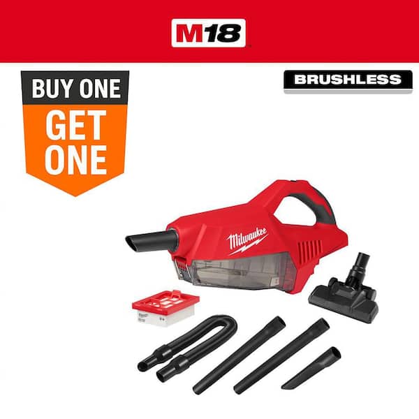 M18 18-Volt Lithium-Ion Brushless Bagless Cordless HEPA Handheld Vacuum