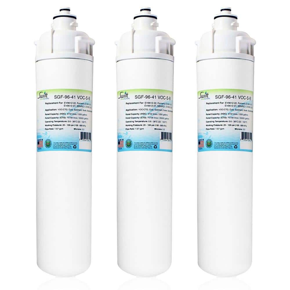 Swift Green Filters Replacement Water Filter for Everpure EV9612-22,  Formerly EV9612-21 EV9612-27, SSMRC1 SGF-96-41 VOC-3P The Home Depot