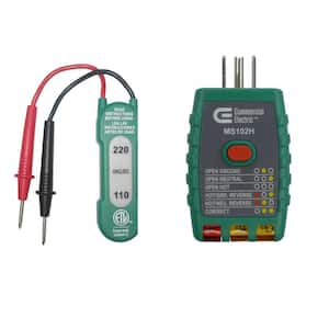 Mainly Used to Check wires and Sockets MYLERCT Voltage Tester with LED Indicator and Audible Tone Non Contact Power Cable Testing Circuit Tester Tool with Three Levels of Sensitivity