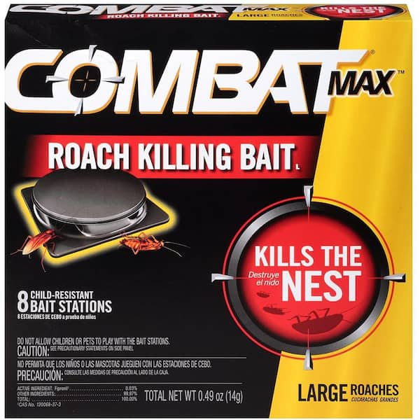 Combat Source Kill Max 0 49 Oz Large Roach Trays 8 Pack The Home Depot