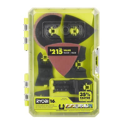 16-Piece Oscillating Multi-Tool Blade Accessory Set