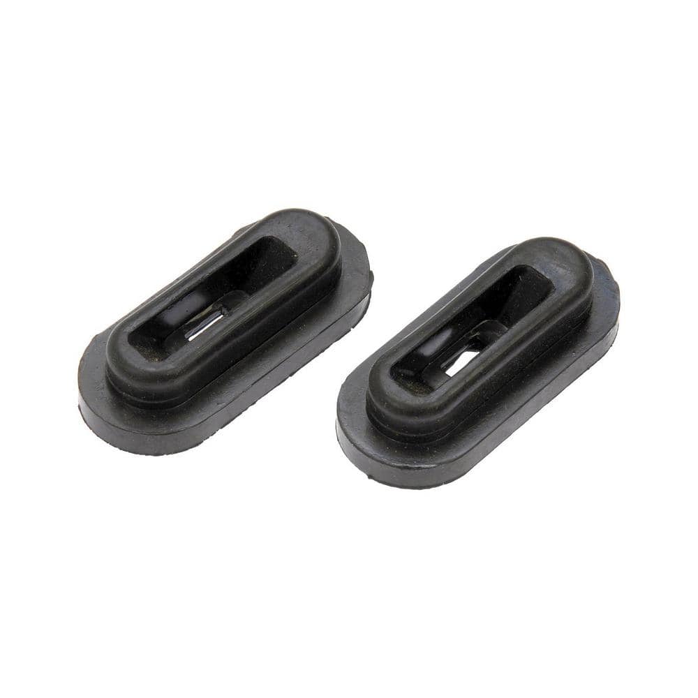2pcs Rear Windshield Heating Wire Protection Cover Black Abs For