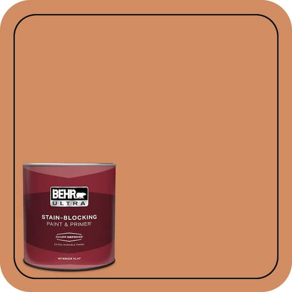 BEHR ULTRA 1 qt. #240D-5 Grounded Extra Durable Flat Interior Paint & Primer