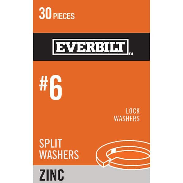 #6 Zinc Plated Lock Washer (30-Pack)