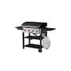 Camp Chef 4 Burner Propane Flat Top Grill in Black with Lid