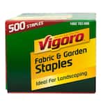 4 in. Weed Barrier Landscape Fabric Garden Staples (500-Pack)