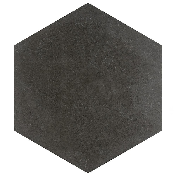 Merola Tile Vintage Hex Marengo 8-5/8 in. x 9-7/8 in. Porcelain Floor and Wall Tile (11.5 sq. ft./Case)