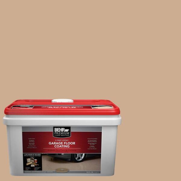 BEHR Premium 1-gal. #PFC-23 Tan 2-Part Epoxy Garage Floor Coating Kit