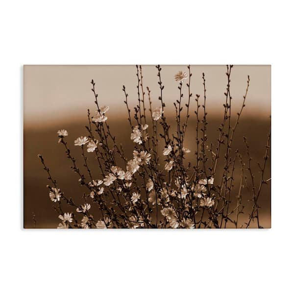 Stupell Industries Tiny Blooming Flowers by Nancy Crowell Unframed Nature Graphic Art Print 30 in. x 45 in.