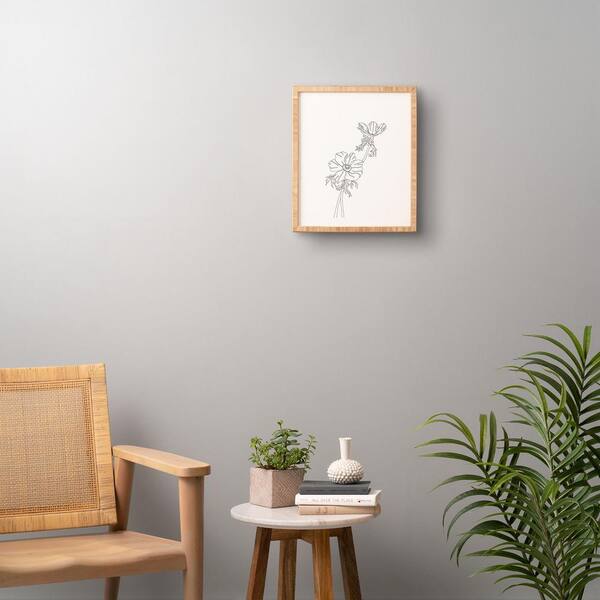 bamboo framed wall art