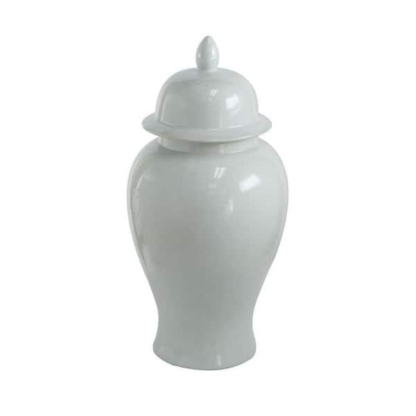 Gloss White Large Seaford Ginger Jar