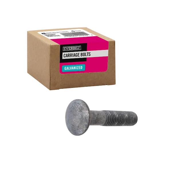 1/2 in.-13 x 2-1/2 in. Galvanized Carriage Bolt (25-Pack)