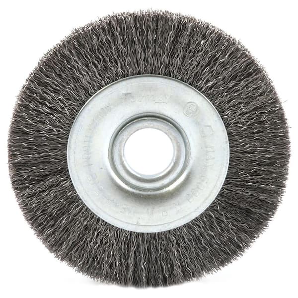 Forney 72748 Wire Wheel Brush Fine Crimped with 1//2-Inch Arbor,