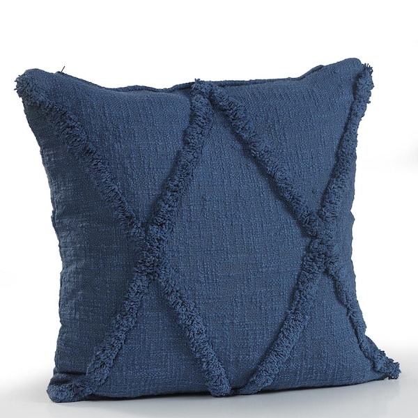 Royal blue best sale throw pillows