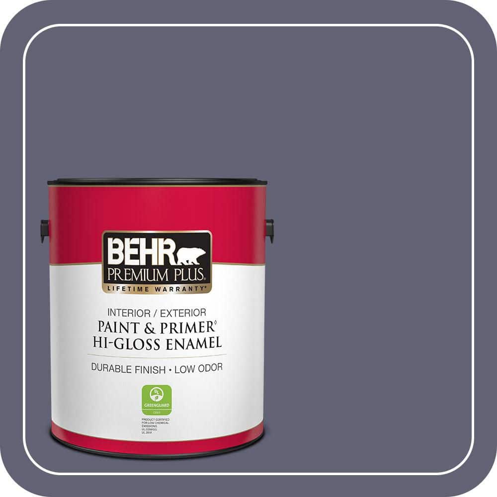 1 gal. #620F-6 Purple Orchid Hi-Gloss Enamel Interior/Exterior Paint & Primer price history on PriceWatchPro