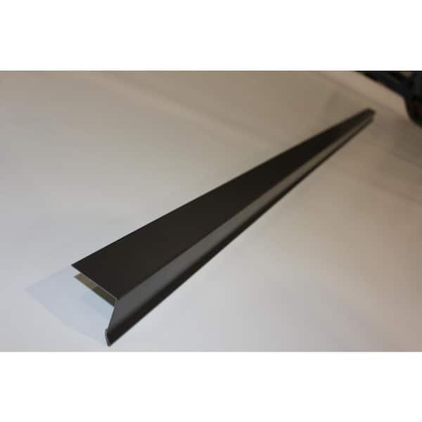 Dec-Tec Dec-Clad PVC Galvanized Drip Brown 2 in. x 1.5 in. x 1/2 in. x 1/2 in. x 8 Ft.