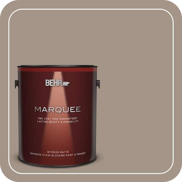 BEHR MARQUEE 1 gal. Home Decorators Collection #HDC-NT-04A Clay One-Coat Hide Matte Interior Paint & Primer