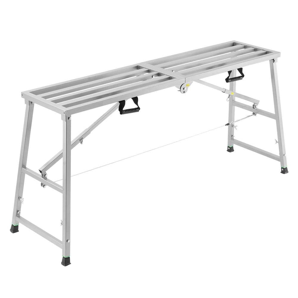 Work Platform, 5.2 5 ft. 2. 6 ft. H x 1.7 ft. W, Galvanized Steel, Heavy Work Platform, Portable, 882 lbs. Load Capacity price history on PriceWatchPro