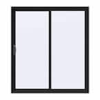 JELD-WEN 72 in. x 80 in. V-4500 White Vinyl Left-Hand Full Lite Sliding ...