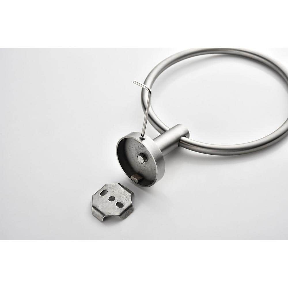 Brushed Nickel 3-Piece Stainless Steel Bathroom Hardware Set