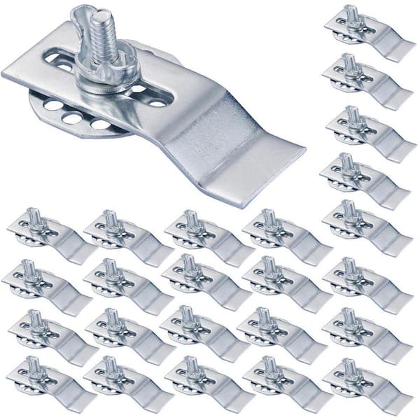 Chrome Sink Mounting Clip/Bracket in Iron 25-Pack