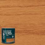 1 qt. #TIS-352 Pecan Satin Semi-Transparent Water-Based Interior Stain and Poly in One