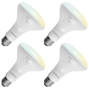 65-Watt Equivalent BR30 Dimmable LED Flood Light Bulb Damp Rated 3 Color Options (4-Pack)