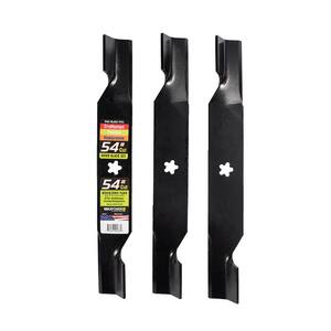 3 Blade Set for Many 54 in. Cut Craftsman, Husqvarna, Poulan Mowers Replaces OEM #'s 187256 and 532187256