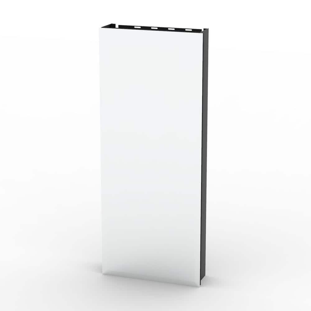 15 in. W x 36 in. H Rectangular Aluminum Medicine Cabinet with Mirror