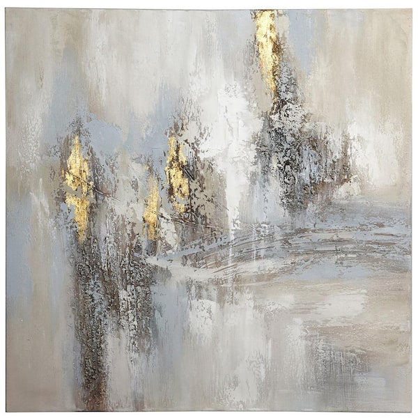 1-Piece Unframed Graphic Print Abstract Poster Art Print 39.4 in. x 39.4 in.