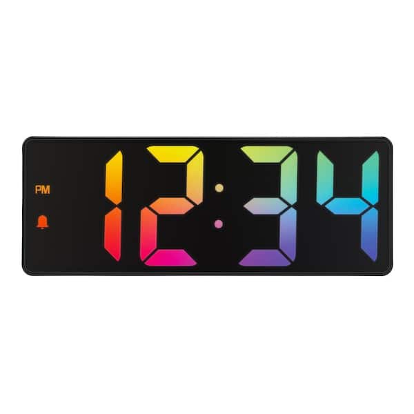 Equity by La Crosse 2 in. Gradient Digital Alarm Clock with Indoor ...