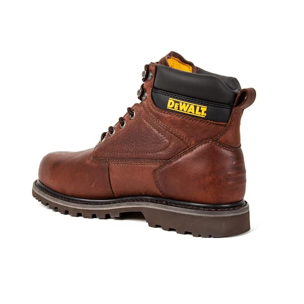 DEWALT Men's Axle Waterproof Work Boots - Steel Toe - Walnut Pitstop Size 10.5(M) DXWP99004M-WAL-10.5 - The Home Depot