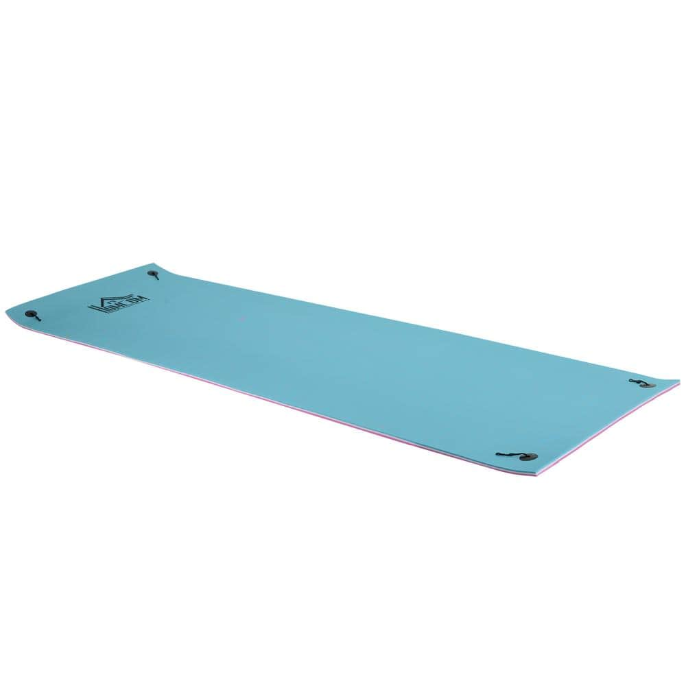 Huluwat Aquas 17 ft. x 5 ft. 3-Layer Portable Roll-Up Floating Mat for Lake, Oceans