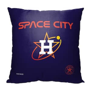 MLB City Connect Astros Printed Polyester Throw Pillow 18 X 18