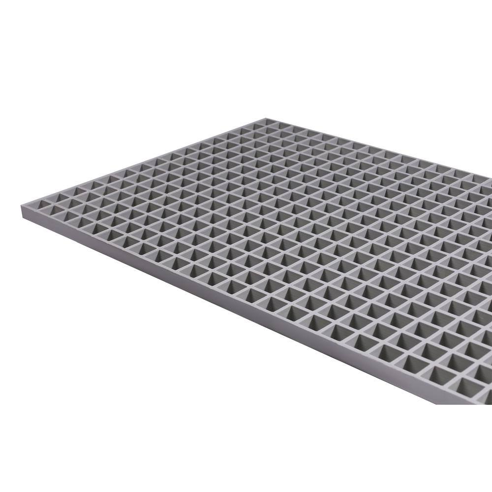 2 ft. x 4 ft. Prime Series Composite Fiberglass Grating for Dock Decking for Boat Dock Systems, Gray price history on PriceWatchPro