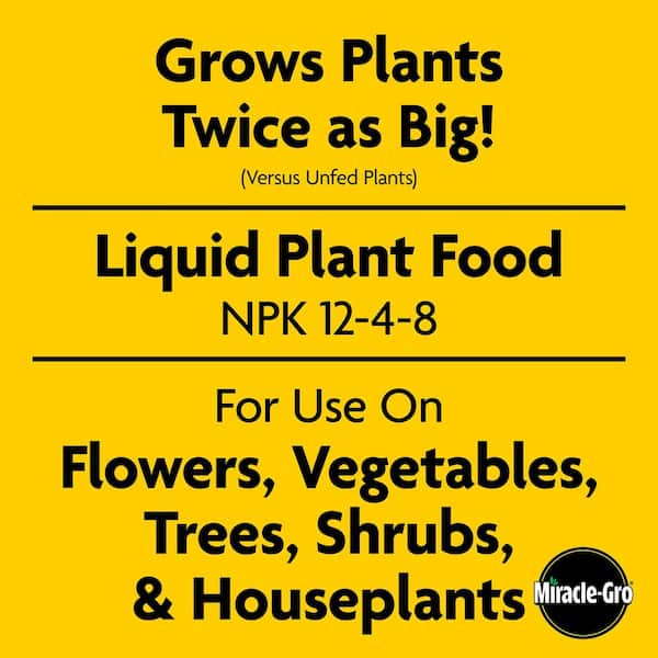 LiquaFeed All-Purpose Plant Food 64 oz. Liquid Plant Fertilizer Refills 12-4-8 NPK (4-Pack)