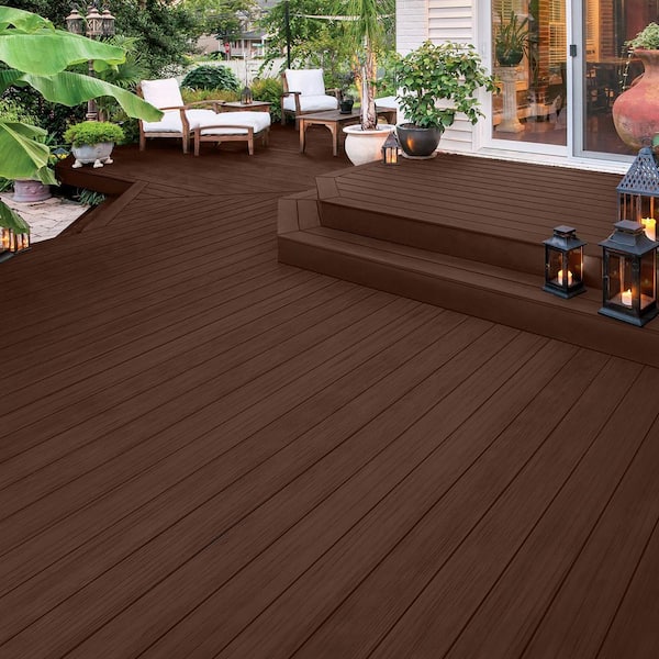 Mahogany Deck Stain Finally Stained The Deck. So Glad I Went With