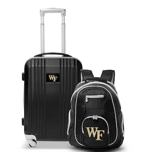 NCAA Wake Forest Demon Deacons 2-Piece Set Luggage and Backpack