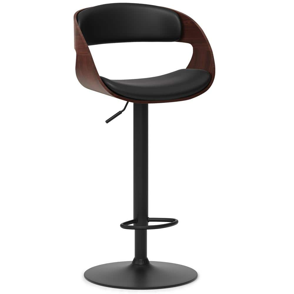 Simpli Home - Archer Bentwood Adjustable Bar Stool - Black