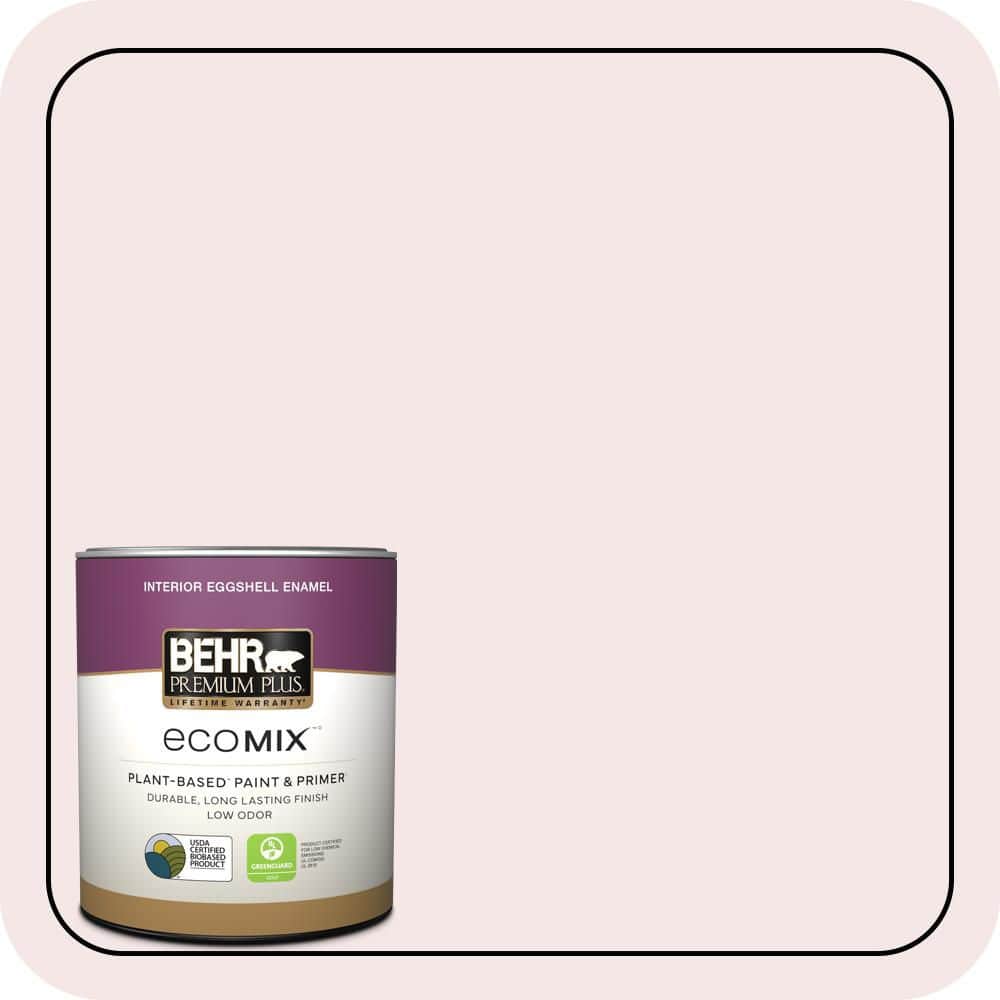 1 qt. #120A-1 Light Chiffon Eggshell Enamel EcoMix Plant-Based Interior Paint & Primer price history on PriceWatchPro
