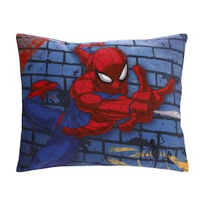 Spiderman Blue Toddler Pillow